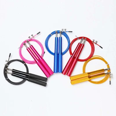 Adjustable Aluminum Alloy Skipping Wire Rope Fitness Gym Equipment Jump Rope
