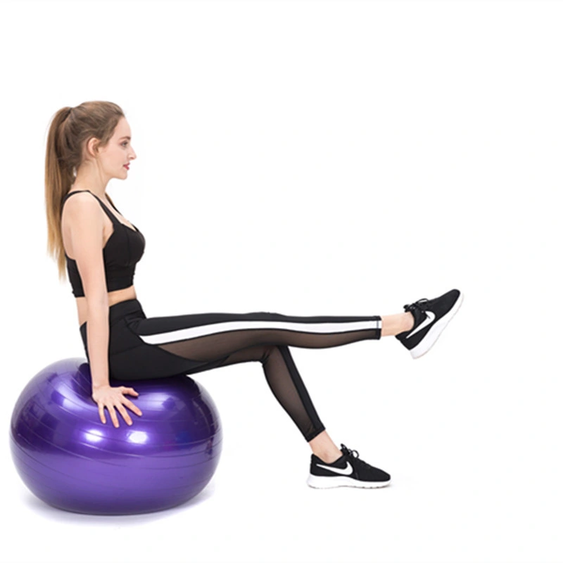 Custom Stock Yoga Ball 90cm Exercise Pilates Gym Ball Fitness
